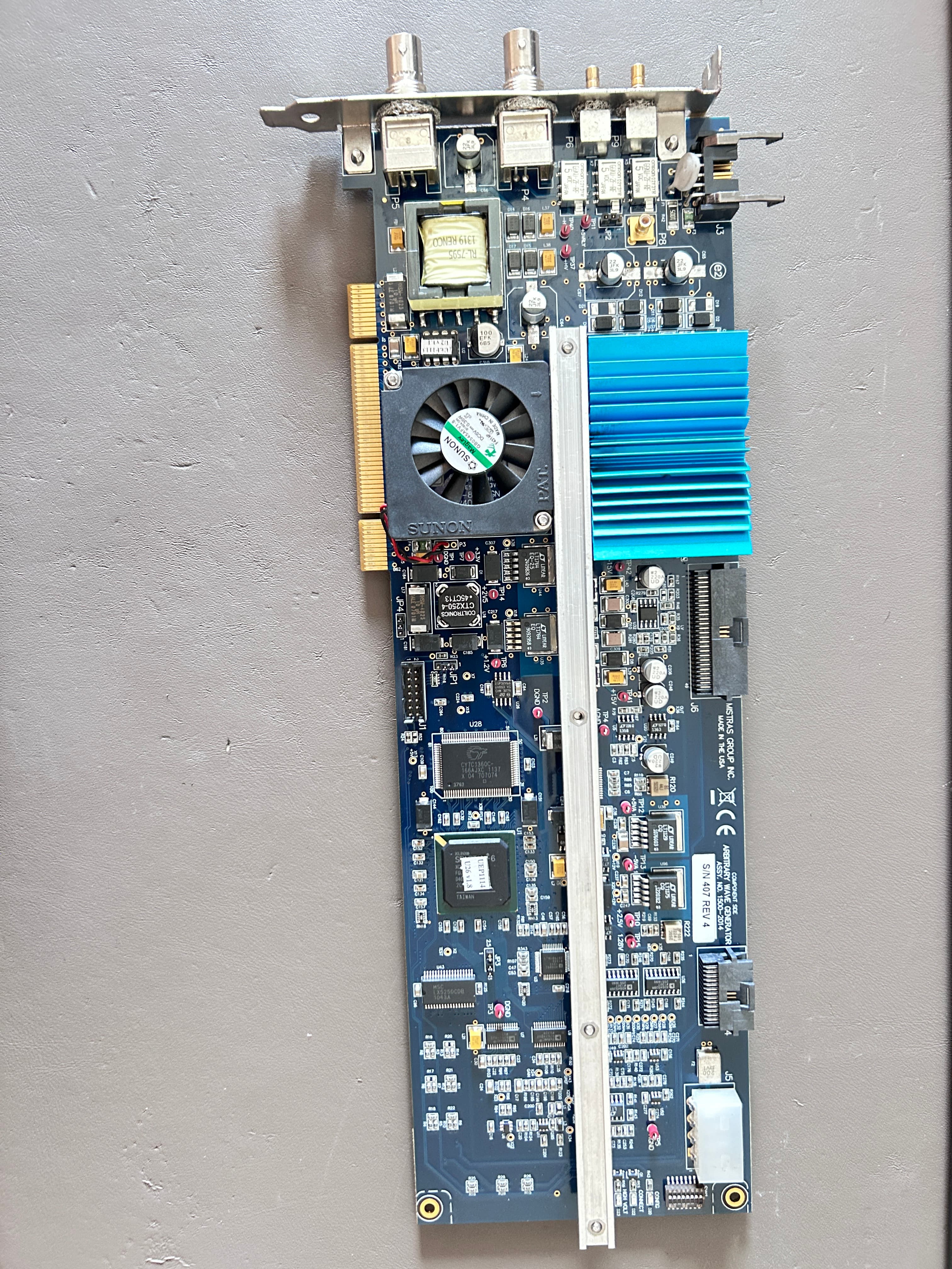 Acoustics mistras group arb-1410 pci card board